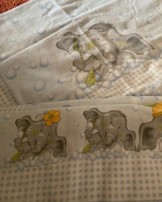 Lenzuola in flanella da lettino