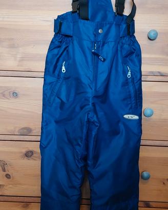 Pantalone salopette da neve - 8 anni