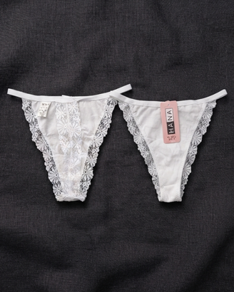 Intimo donna perizoma nuovo Pizzo taglia unica