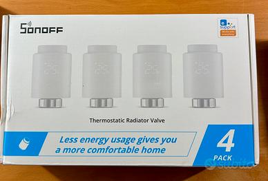 SONOFF Termostato da Radiatore TRVZB 4 Pezzi