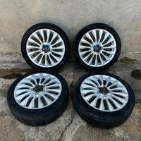 4 RUOTE CERCHI IN LEGA 18" COMPLETE FIAT 500X