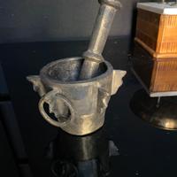 Mortaio in bronzo ottone