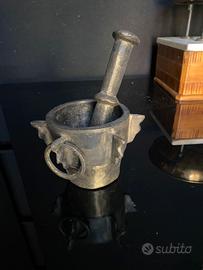 Mortaio in bronzo ottone