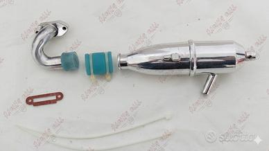 Marmitta scarico terminale 1:10 Auto a Scoppio Hsp