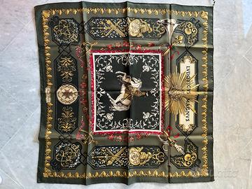 HERMÈS Ludovicus Magnus foulard di seta  1989