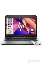 HP Elitebook intel i7, Ram 16Gb SSD 512GB