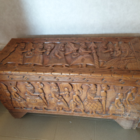 Baule cassapanca ebano afara/igoin nigeria