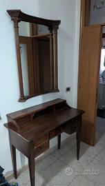 Specchio in legno massello stile vintage 