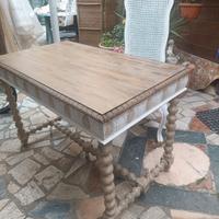 scrittoio poltroncina shabby provenzale 