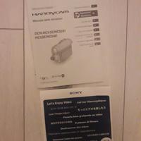 Libretto istruzioni+CD telecamera sony handycam