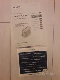 Libretto istruzioni+CD telecamera sony handycam