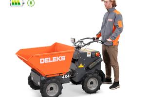 Motocarriola elettrica 4x4 mini dumper