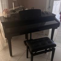 Pianoforte digitale mezza coda nero