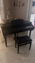 Pianoforte digitale mezza coda nero