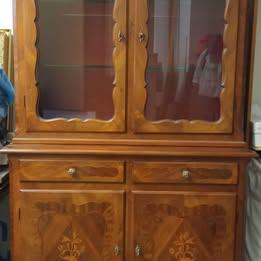 CREDENZA VETRINETTA STILE INGLESE ANNI '50 -  €350