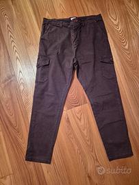 Pantaloni SSEINSE in cotone taglia 50 con tasconi 