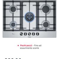 Piano cottura BOSCH 5 fuochi