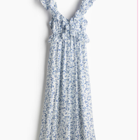 H&M abito midi con volant