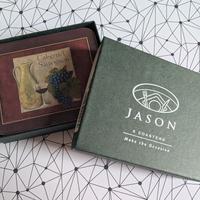 Set 6 sottobicchieri tema vino, Jason Coasters – c