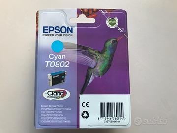 Cartuccia Epson Cyan T0802