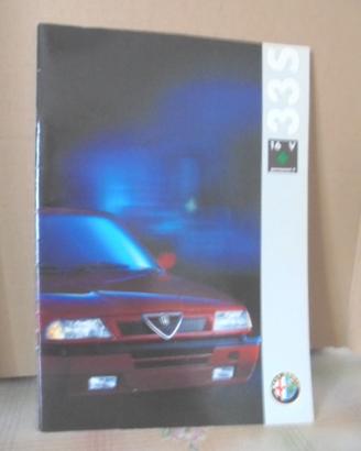 Alfa romeo 33 s 16v permanent 4 opuscolo depliant