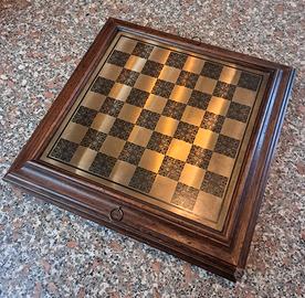 SCACCHIERA IN LEGNO  DA COLLEZIONE