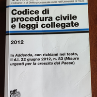 Codice di procedura civile e leggi collegate.2012