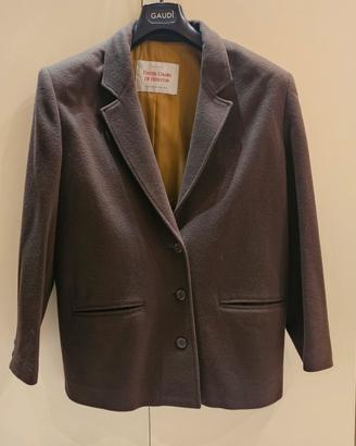 Benetton  giacca vintage verde scuro  in  Lana 