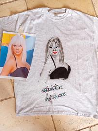 t.shirt  aerografata christina aguilera