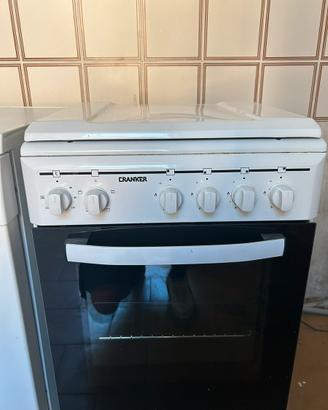 Cucina a gas 4 fuochi con forno a gas