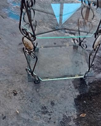 tavolino in ferro battuto 