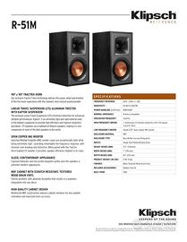 Diffusori acustici Klipsch R-51M