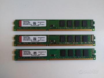 Lotto 6 giga ram ddr 3 low profile
