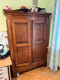 Armadio - Guardaroba legno antico antiquariato