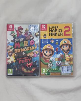 Videogiochi super Mario Nintendo switch