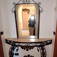 Consolle in ferro battuto 