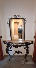 Consolle in ferro battuto 