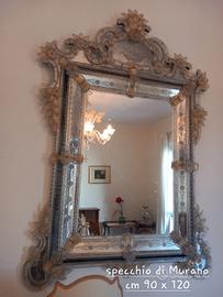 Specchio in vetro di murano