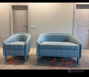 Divanetto 2 posti + poltrona