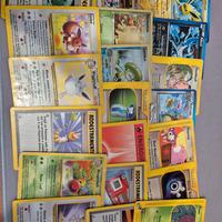 lotto 500+ carte pokemon - set base,jungle,1 ed 