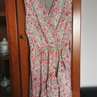 abito a fiori tg unica  e abito nero Hm tg M