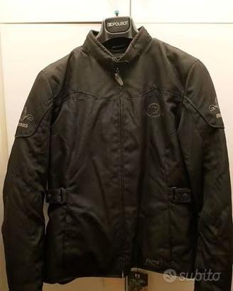 GIACCA MOTO DONNA BERING TGL 48 USATA POCHISSIMO
