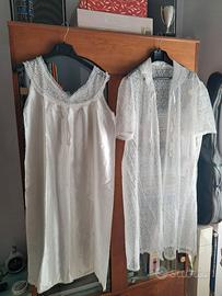  Set notte vestaglia e camicia da notte vintage an