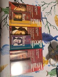 Lotto 3 musicassette e opuscoli musica classica