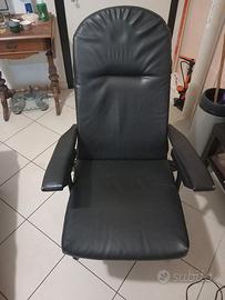 poltroncina in pelle originale 