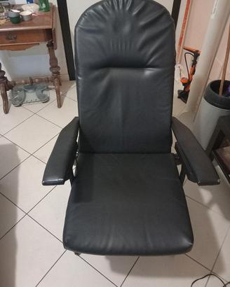 poltroncina in pelle originale 