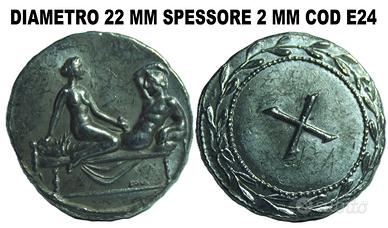REPLICA MONETA ROMANA DEL SESSO SPINTRIE COD E24