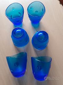 bicchierini  blu nr. 6
