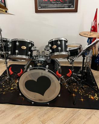 Batteria acustica pearl target