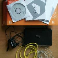 Modem router d-link wireless g adsl2+ starter kit